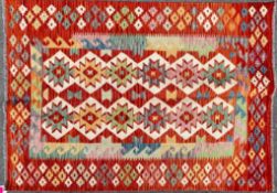 VINTAGE ANATOLIAN TURKISH KILIM FLOOR CARPET RUG