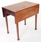 19TH CENTURY GEORGE III MAHOGANY PEMBROKE TABLE