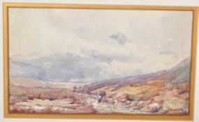 EARLY 20TH CENTURY G SOUTER WATERCOLOUR LANDSCAPE