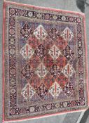 VINTAGE 20TH CENTURY INDIAN BAHTIRA CARPET FLOOR RUG