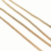 HALLMARKED 9CT GOLD NECKLACE CHAIN