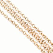 ANTIQUE 9CT ROSE GOLD NECKLACE CHAIN