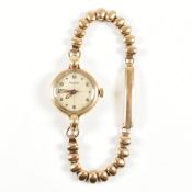 HALLMARKED 9CT GOLD ROTARY SWISS MADE WRISTWATCH