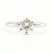 900 PLATINUM & DIAMOND SOLITAIRE RING