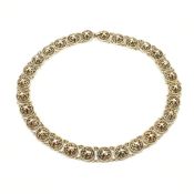 DAVID ANDERSEN SOLJE 830 SILVER ANTIQUE ENAMEL & FILIGREE NECKLACE