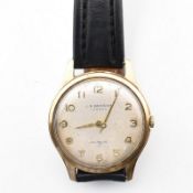 HALLMARKED 9CT GOLD J W BENSON LONDON WRISTWATCH