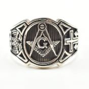 925 SILVER MASONIC SIGNET RING