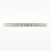 18CT WHITE GOLD & DIAMOND ETERNITY RING