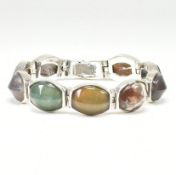 925 SILVER AGATE SPECIMEN BRACELET