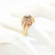 VINTAGE FRENCH DIAMOND CLUSTER RING