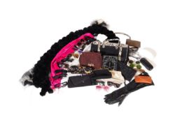 VINTAGE ACCESSORIES - REAL LEATHER HANDBAGS, BOBBIE JEROME 1940S CLUTCH BAG