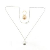 KALEVALA KORU STERLING SILVER NECKLACE & BRONZE RING