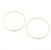 HALLMARKED 9CT GOLD HOOP EARRINGS