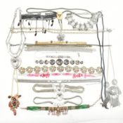 COLLECTION OF ASSORTED COSTUME JEWELLERY NECKLACES