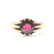 GOLD & GARNET RING