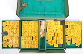 VINTAGE CHINESE TRAVEL MAH-JONG / MAHJONG SET