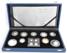 ROYAL MINT QUEENS BIRTHDAY 925 SILVER COIN COLLECTION
