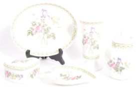 A COLLECTION OF CAMILLA VANITY CERAMICS BY ROYAL DOULTON