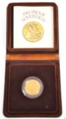 ELIZABETH II - GOLD PROOF FULL SOVEREIGN - THE ROYAL MINT