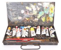 VINTAGE 20TH CENTURY ARTIST'S PAINTING TIN INC OIL PAINTS