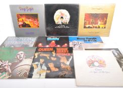 QUEEN & DEEP PURPLE - COLLECTION OF LONG PLAY RECORD VINYLS