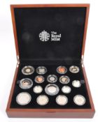ROYAL MINT PREMIUM PROOF SILVER COIN SET - 2013 - BOXED