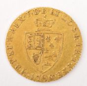 GEORGE III 1790 GOLD HALF GUINEA COIN