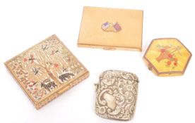 COLLECTION OF VINTAGE COMPACTS - HOUBIGANT - VOLUPTE - ELGIN