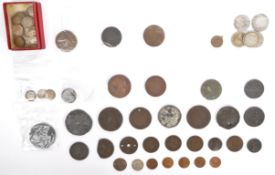 COLLECTION OF 19TH CENTURY BRITISH & FOREIGN COINS