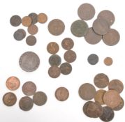 LARGE COLLECTION OF GEORGE III & LATER COPPER UK PENNIES