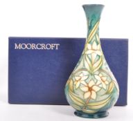 MOORCROFT CAROUSEL JASMINE BOXED VASE