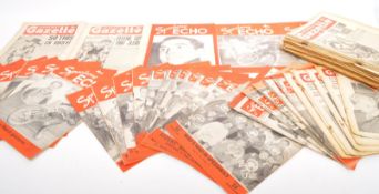 COLLECTION OF 1950S SPEEDWAY GAZETTE & ECHO MAGAZINES