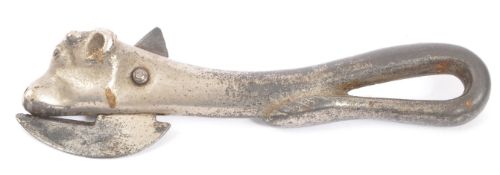 LATE VICTORIAN BULL BEEF CAST IRON CAN OPENER