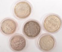 COLLECTION SILVER 925 EDWARD IV COINS - FLORINS & HALF CROWNS