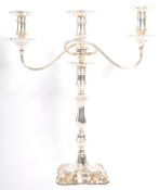 20TH CENTURY SILVER PLATED CANDELABRA