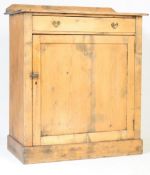 LATE 19TH CENTURY VICTORIAN PINE LARDER CUPBOARD SIDEBOARD