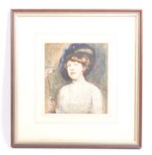WINIFRED BOURNE MEDWAY - WATERCOLOUR PORTRAIT PAINTING