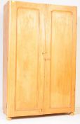 VICTORIAN 19TH CENTURY COUNTRY PINE DOUBLE WARDROBE