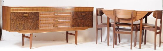 MID CENTURY RETRO CIRCA 1950'S MELAMINE DINING ROOM SUITE