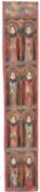 20TH CENTURY RUSSIAN PAINTED PINE HAND CARVED PANEL