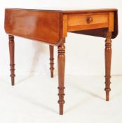 A VICTORIAN MAHOGANY PEMBROKE TABLE