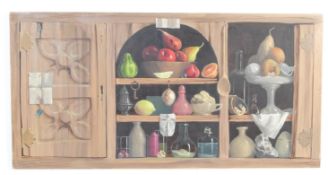 LARGE DEBORAH JONES OIL ON CANVAS STILL LIFE PAINTING