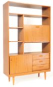 1970’S TEAK WOOD MELAMINE WALL UNIT / ROOM DIVIDER BY SCHREIBER
