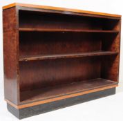 POST-WAR 1950S MAHOGANY OPEN FACED BOOKCASE