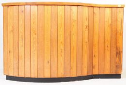 VINTAGE 20TH CENTURY PINE CLADDED COCKTAIL DRINKS BAR