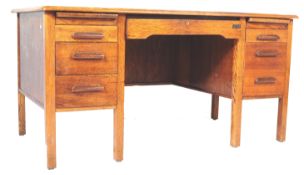 VINTAGE 20TH CENTURY AIR MINISTRY OAK DESK