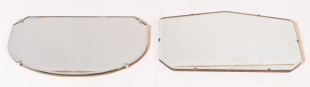 A VINTAGE 20TH CENTURY WALL HANGING MIRROR