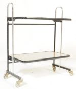 RETRO VINTAGE FOLDING BUTLERS COCKTAILS SERVING TROLLEY
