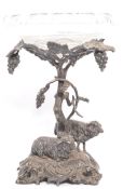 19TH CENTURY GLASS & METAL COMPOTE CENTREPIECE
