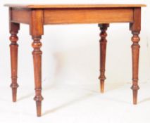 VICTORIAN 19TH CENTURY MAHOGANY WRITING TABLE DESK